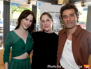Rachel Brosnahan, Director Anne Kauffman and Oscar Isaac @ BroadwayWorld Rachel Brosnahan, Director Anne Kauffman and Oscar Isaac Photo