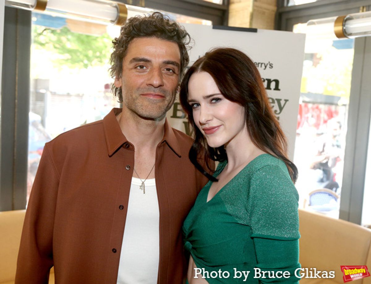 Oscar Isaac and Rachel Brosnahan at 