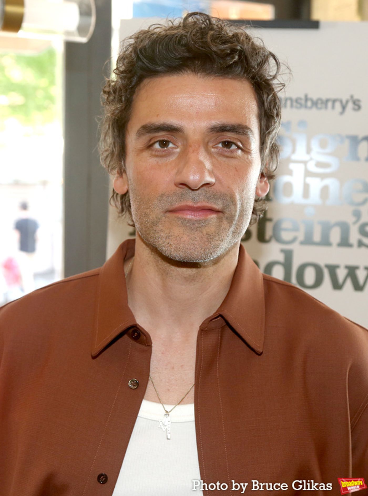 Photos: Oscar Isaac & Rachel Brosnahan of THE SIGN IN SIDNEY BRUSTEIN'S WINDOW Meet The Press!  Image