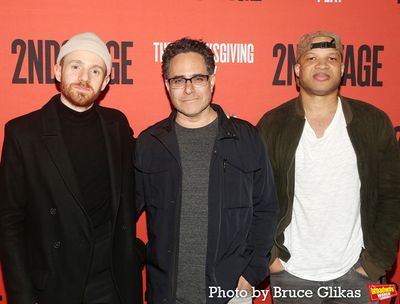 Chris Perfetti, Rajiv Joseph and Glenn Davis Photo