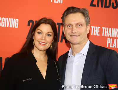 Bellamy Young and Tony Goldwyn Photo
