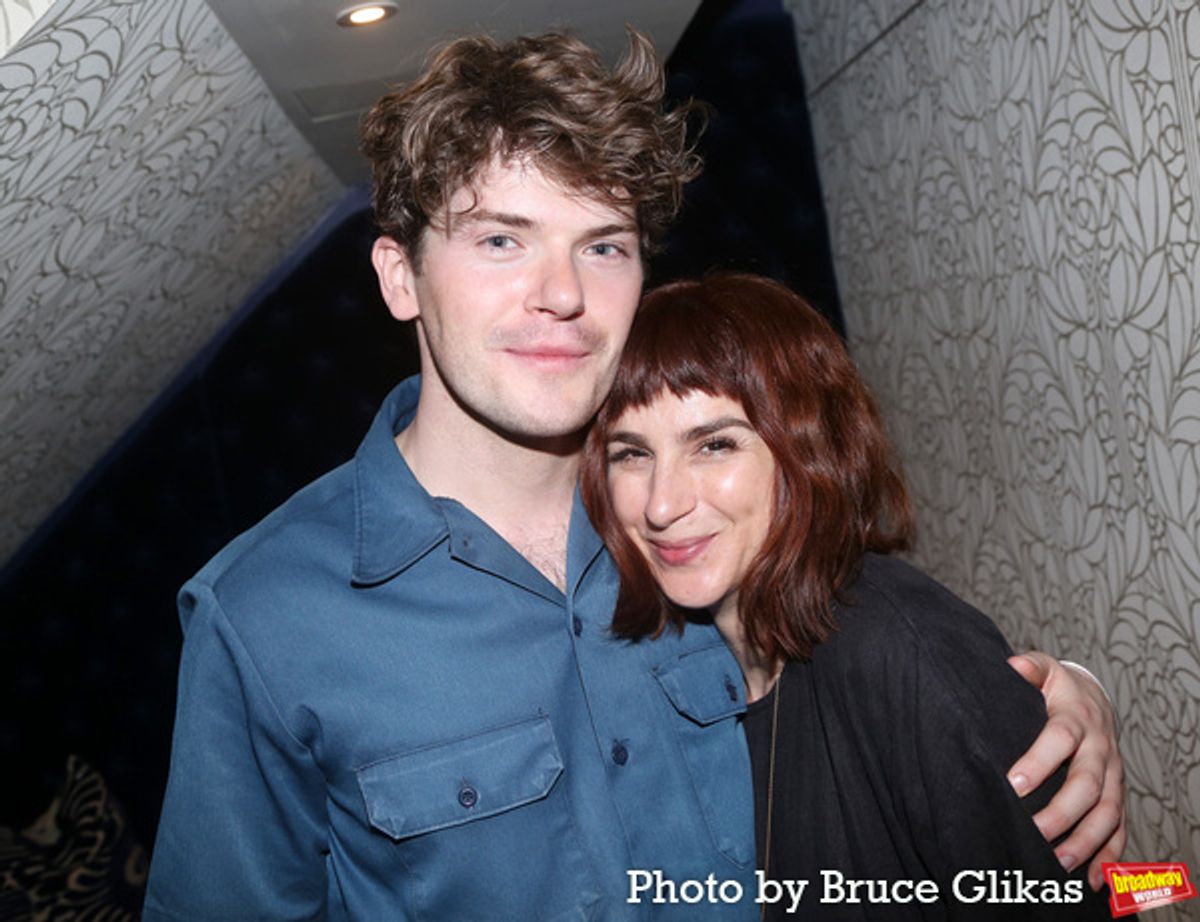 Colton Ryan and Aya Cash at 