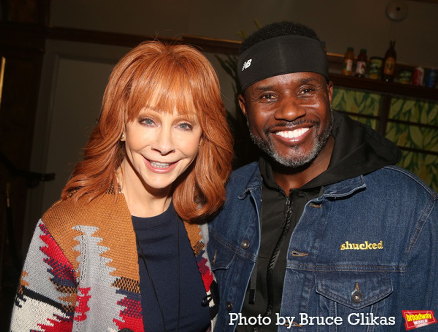 Photos: Reba McEntire, Sam Hunt, Sara Bareilles, & Jennifer Holliday Visit SHUCKED on Broadway  Image