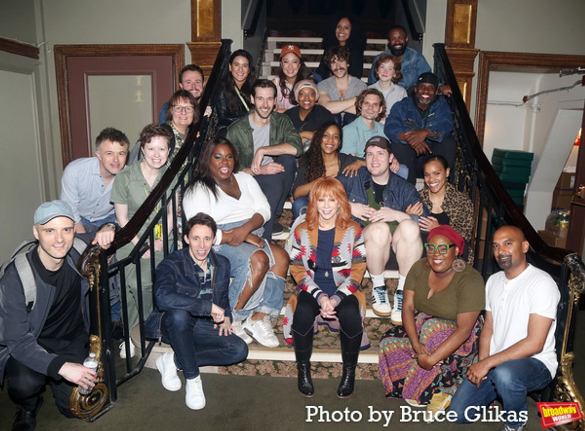 Reba McEntire and The Company of 'Shucked' at 
