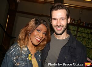 Jennifer Holliday and John Behlmann @ BroadwayWorld Jennifer Holliday and John Behlmann Photo