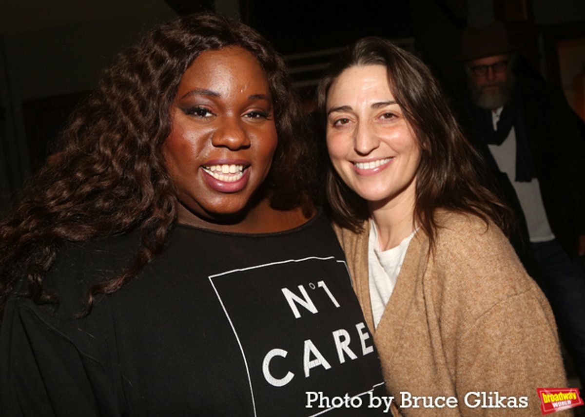 Alex Newell and Sara Bareilles at 