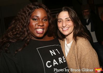 Alex Newell and Sara Bareilles Photo