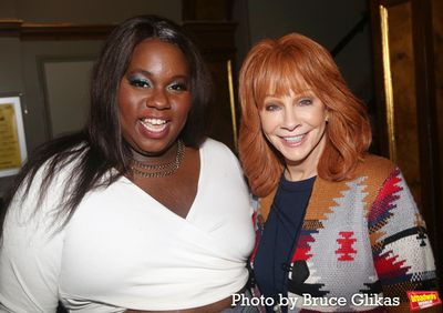 Alex Newell and Reba McEntire Photo