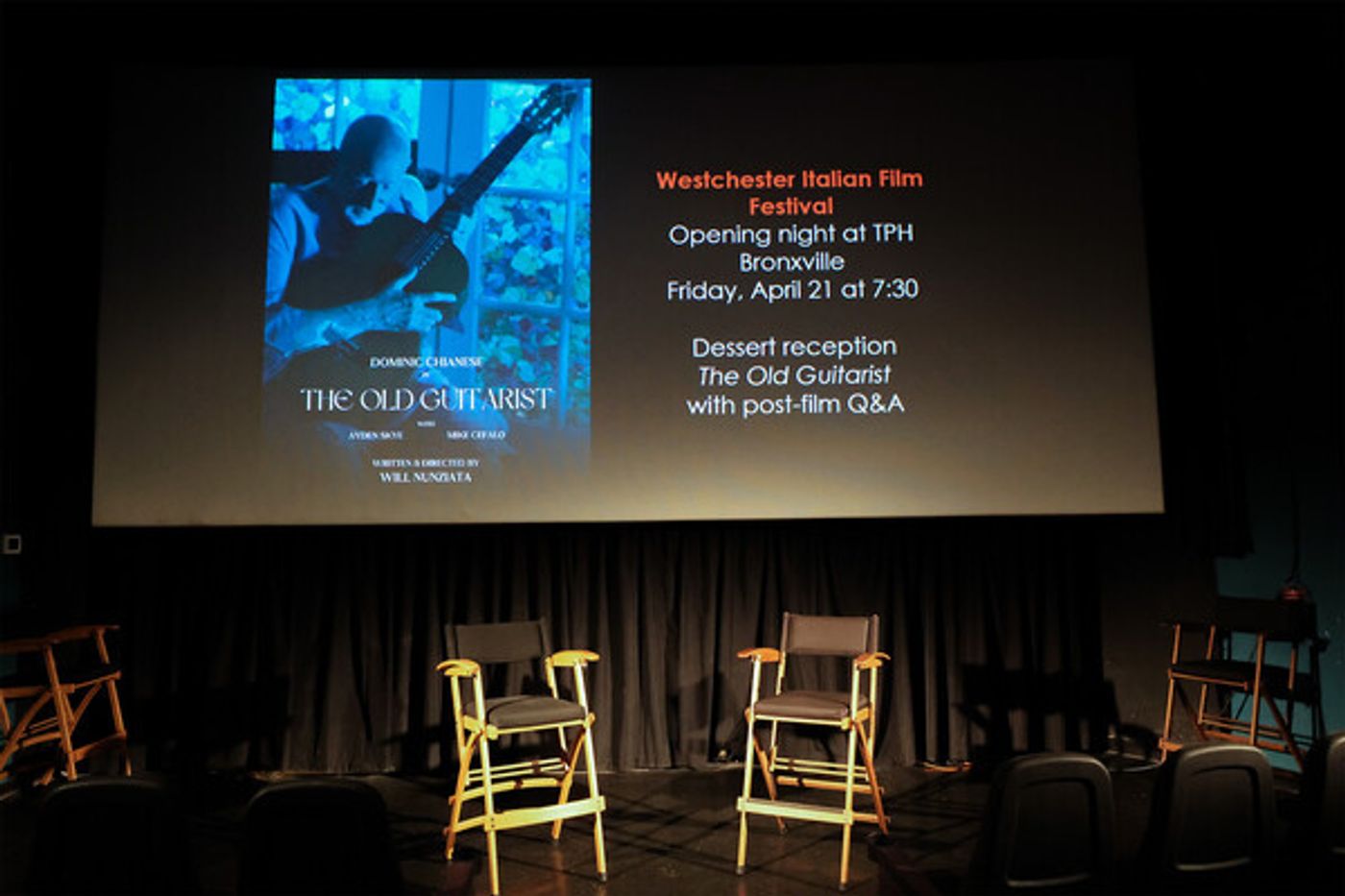 Photos: Will Nunziata's Short Film THE OLD GUITARIST Opens the Westchester Italian Film Festival Photos: Will Nunziata's Short Film THE OLD GUITARIST Opens the Westchester Italian Film Festival Image