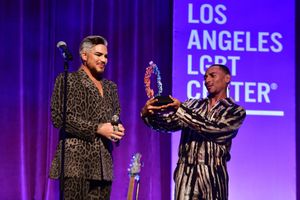 Adam Lambert and Durand Bernarr Photo