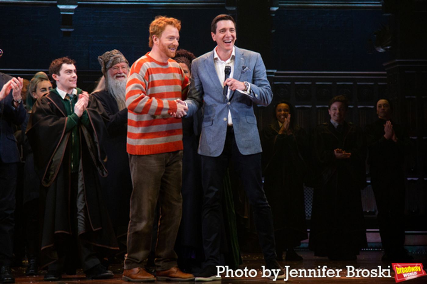 Photos: Original 'George Weasley' Oliver Phelps Visits HARRY POTTER AND THE CURSED CHILD on Broadway  Image