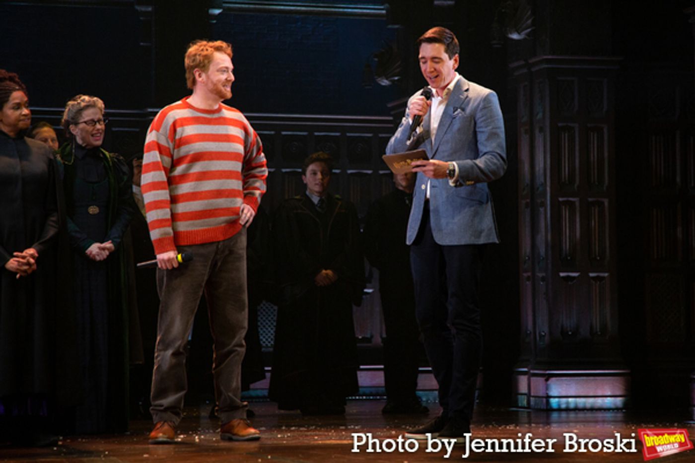 Photos: Original 'George Weasley' Oliver Phelps Visits HARRY POTTER AND THE CURSED CHILD on Broadway  Image