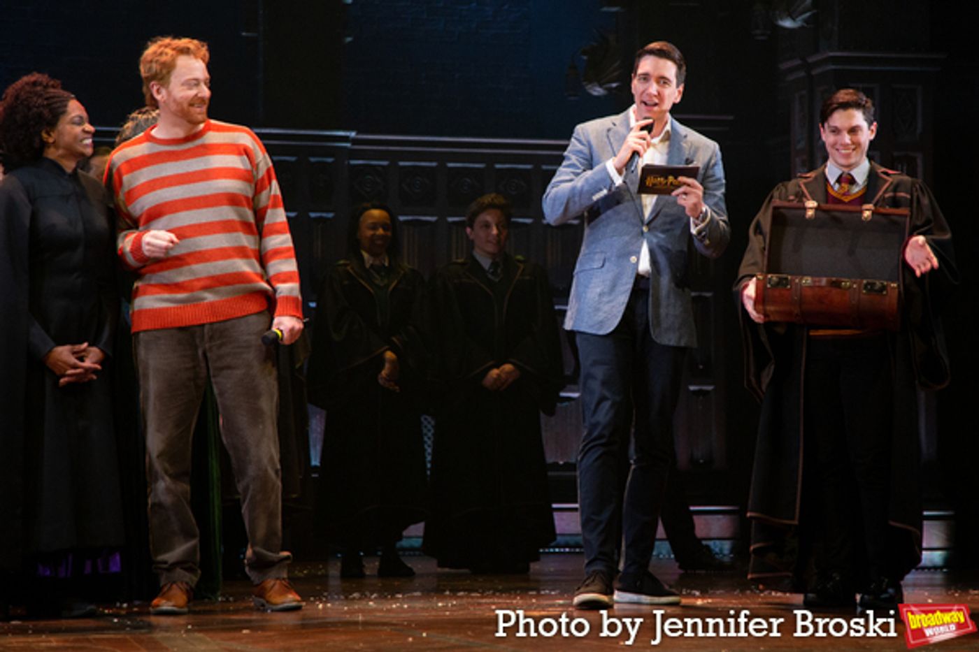 Photos: Original 'George Weasley' Oliver Phelps Visits HARRY POTTER AND THE CURSED CHILD on Broadway  Image