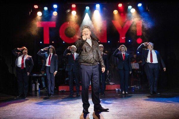 Martin Johnston  and cast Photo