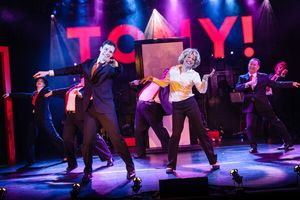 Jack Whittle as Tony Blair and Emma Jay Thomas as Princess Diana @ BroadwayWorld Jack Whittle as Tony Blair and Emma Jay Thomas as Princess Diana Photo