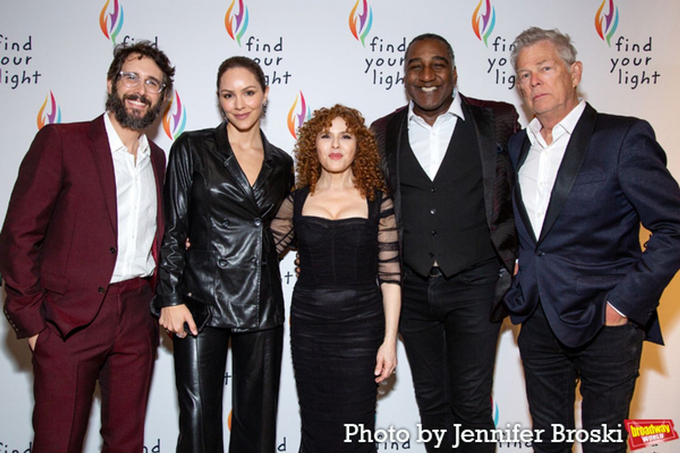 Photos: Josh Groban Hosts the Find Your Light Gala Honoring Bernadette Peters  Image