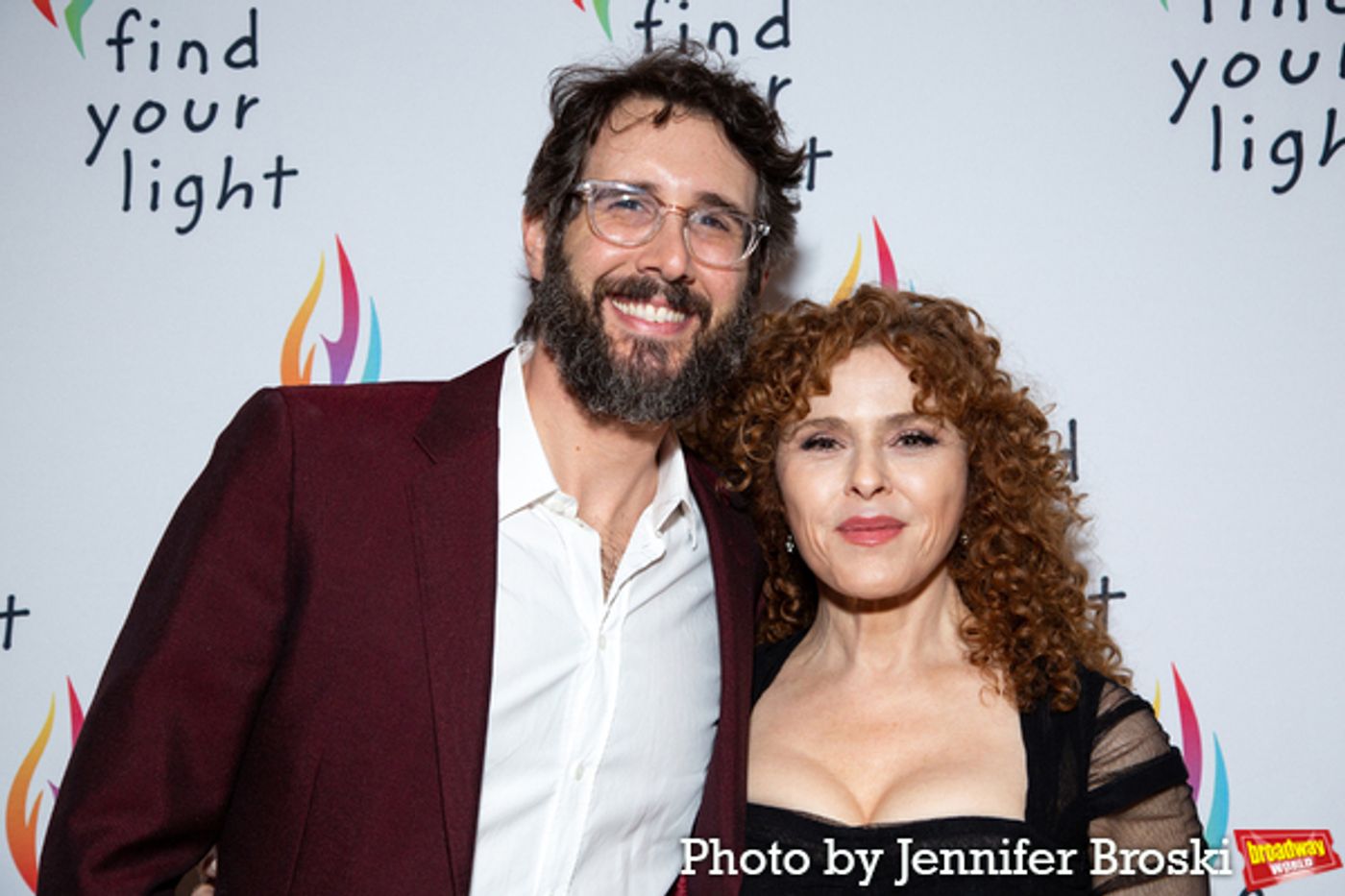 Photos: Josh Groban Hosts the Find Your Light Gala Honoring Bernadette Peters  Image