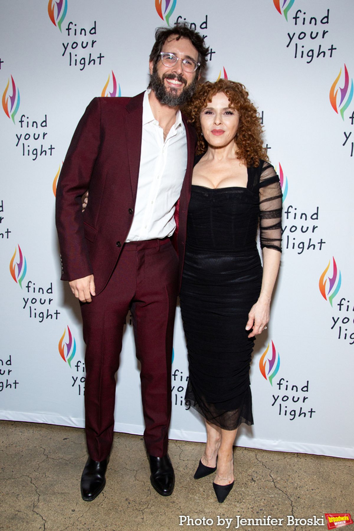 Josh Groban, Bernadette Peters at 