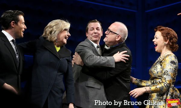 Ben Rappaport, Director Lisa Peterson, Sean Hayes, Playwright Doug Wright, Emily Berg Photo
