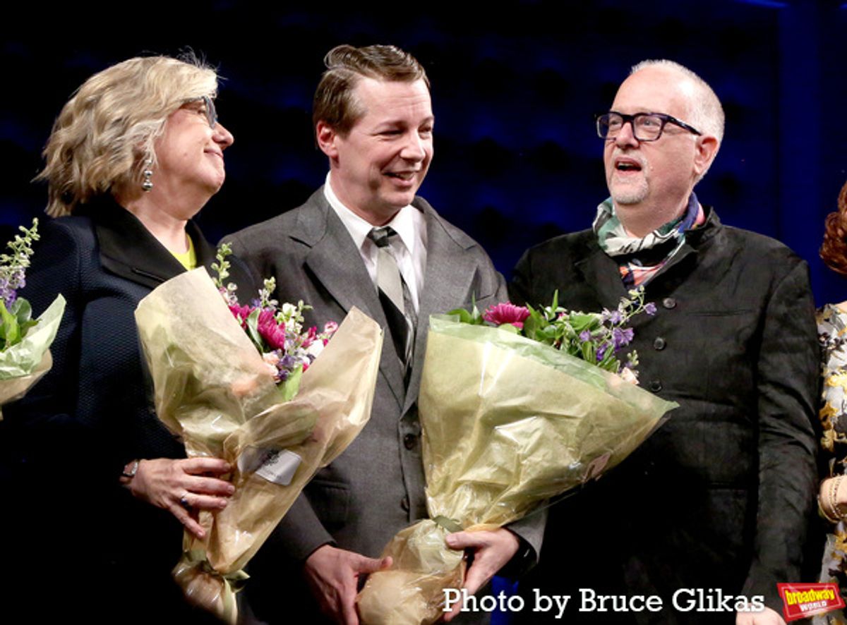 ]Director Lisa Peterson, Sean Hayes and Playwright Doug Wright at 