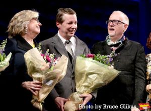 ]Director Lisa Peterson, Sean Hayes and Playwright Doug Wright Photo