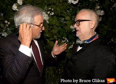 Producer Steven Spielberg and Playwright Doug Wright Photo