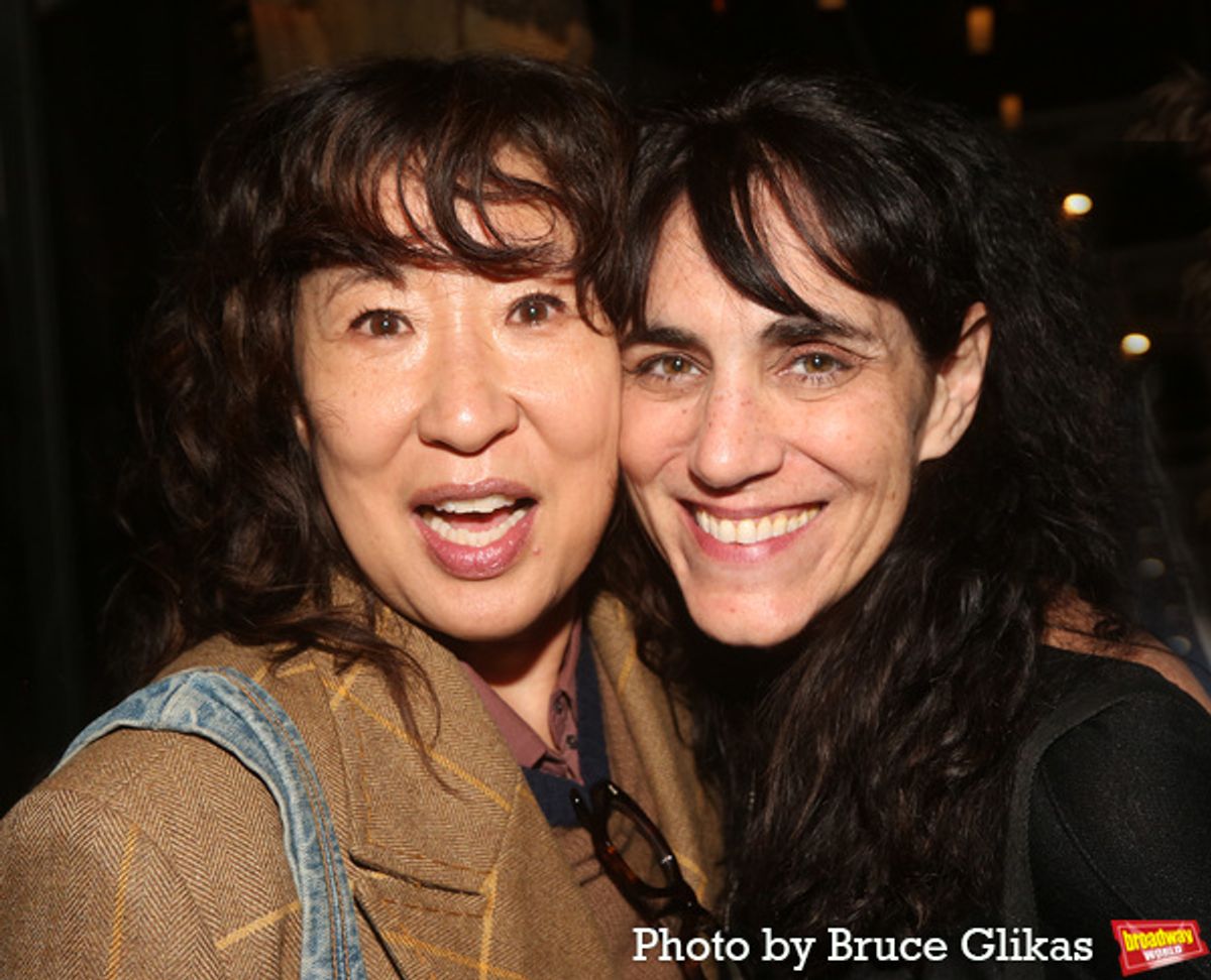 Sandra Oh and Leigh Silverman at 