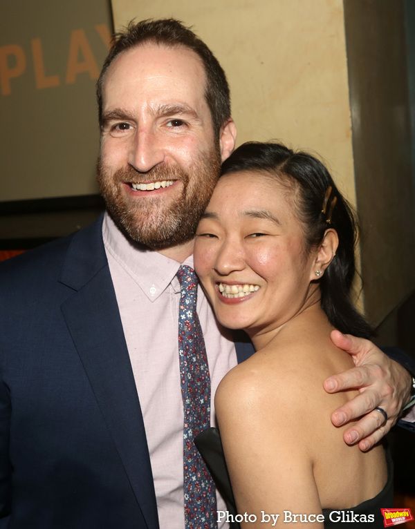 Production Stage Manager David Laurie-Perret and Stage Manager Jillian M. Oliver Photo