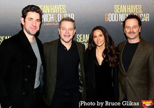 John Krasinski, Matt Damon, Luciana Barroso and Matthew Rhys @ BroadwayWorld John Krasinski, Matt Damon, Luciana Barroso and Matthew Rhys Photo