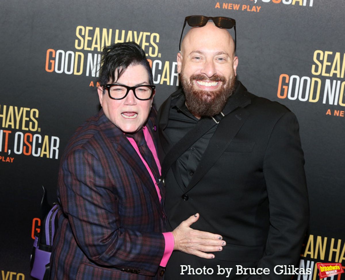 Lea DeLaria and Jeremy Katz at 