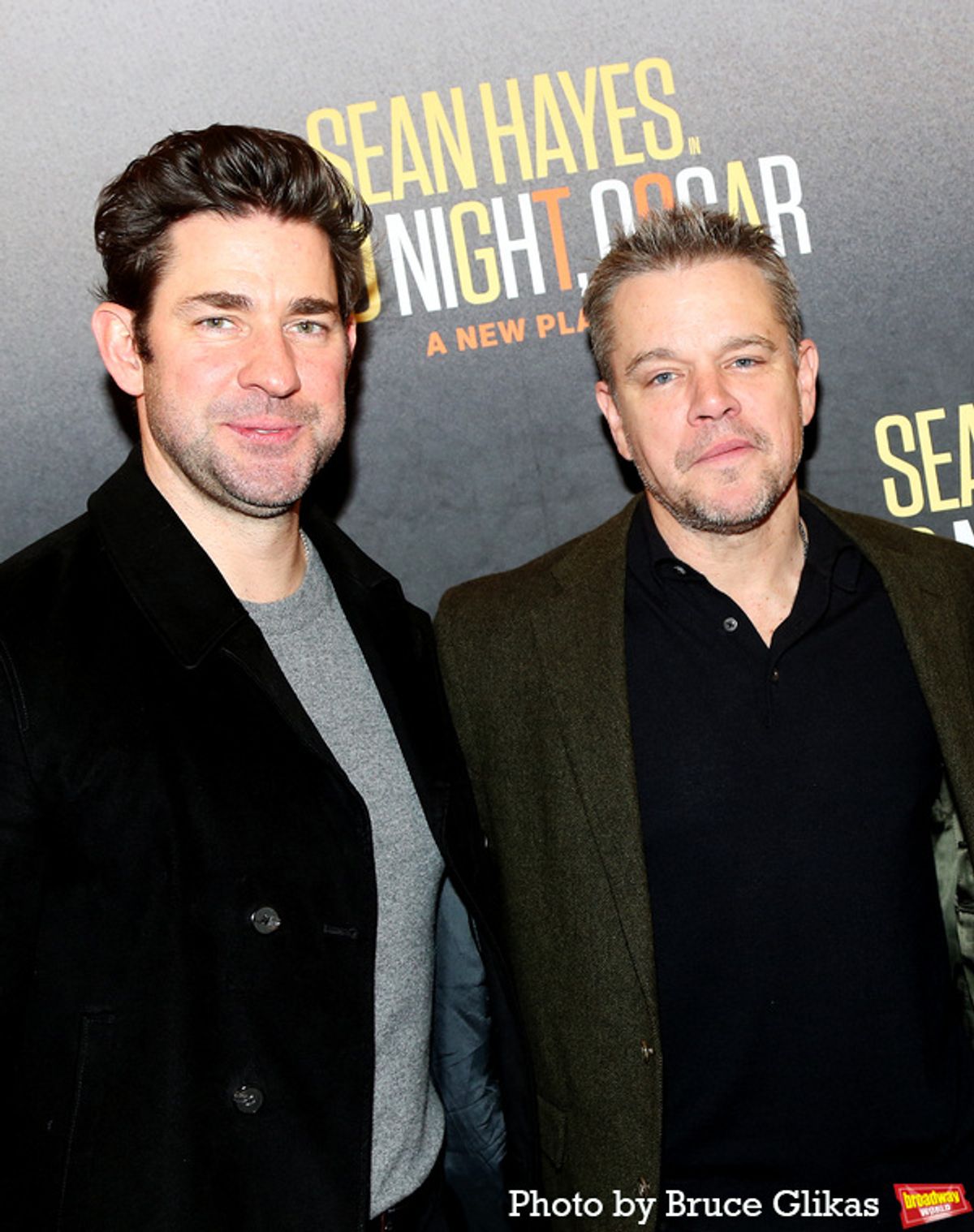 John Krasinski and Matt Damon at 