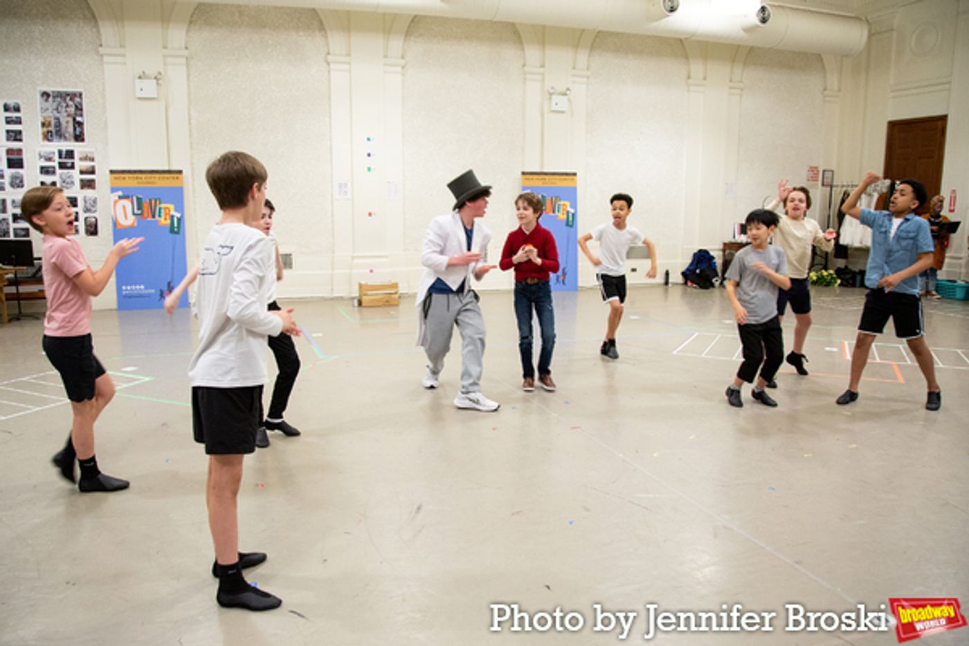 Photos: Go Inside Rehearsals for OLIVER! at Encores!  Image