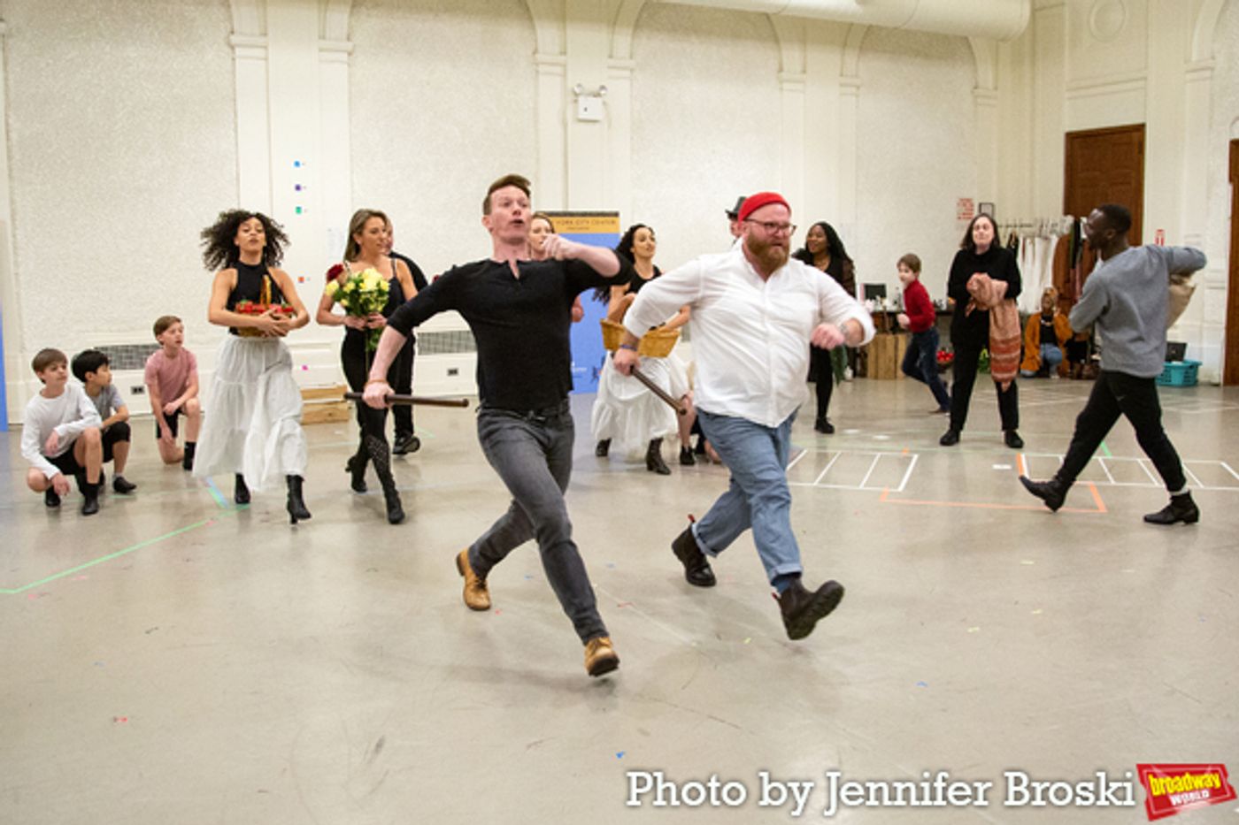 Photos: Go Inside Rehearsals for OLIVER! at Encores!  Image