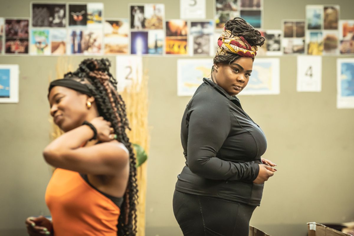 Anelisa Lamola and Gabrielle Brooks at 