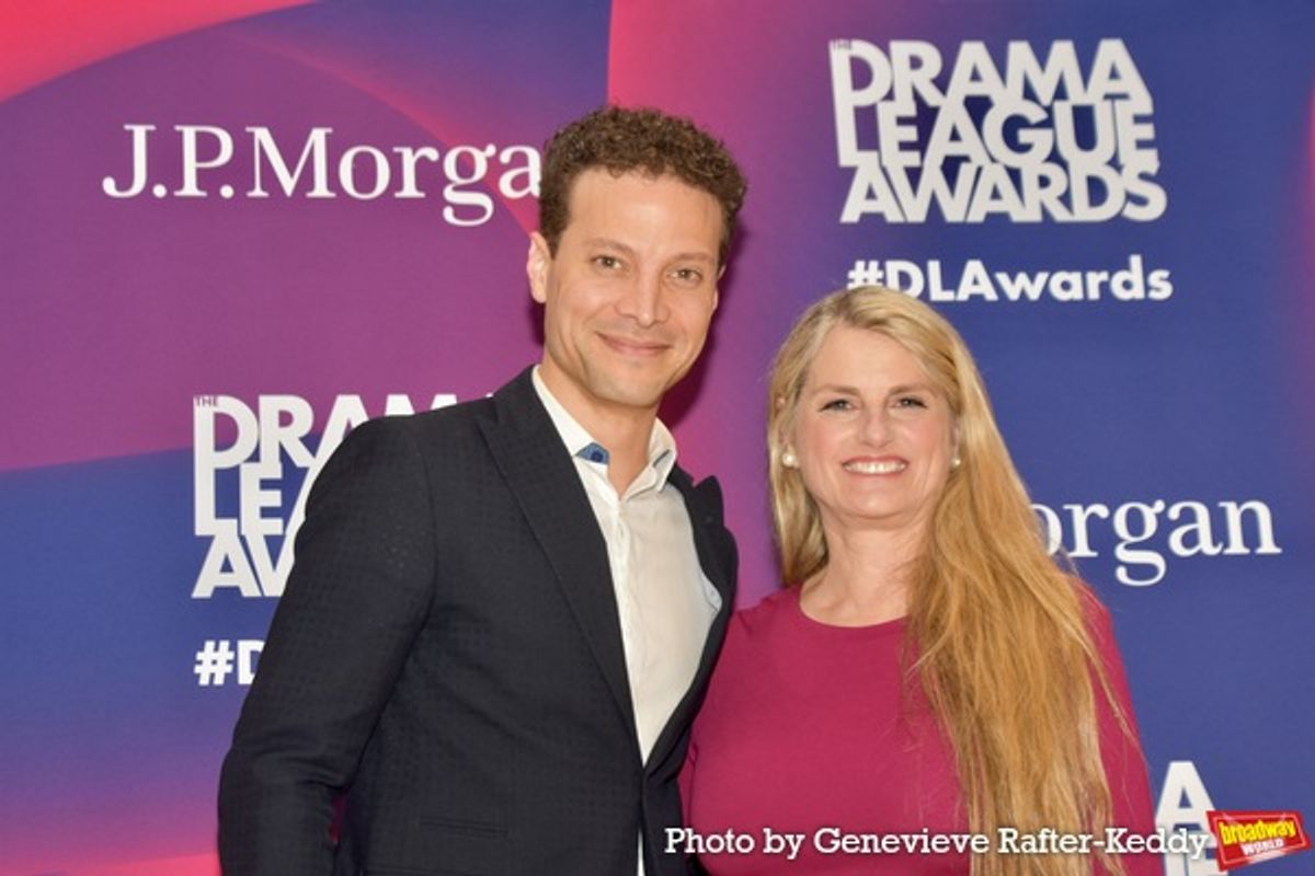 Justin Guarini and Bonnie Comley at 