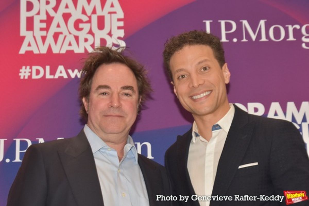 Roger Bart and Justin Guarini at 