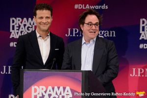 Justin Guarini and Roger Bart @ BroadwayWorld Justin Guarini and Roger Bart Photo