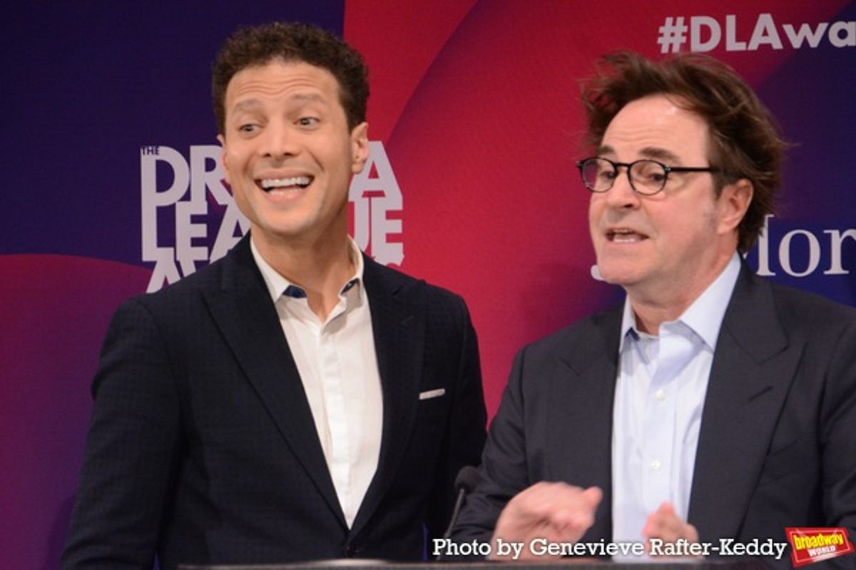 Justin Guarini and Roger Bart at 