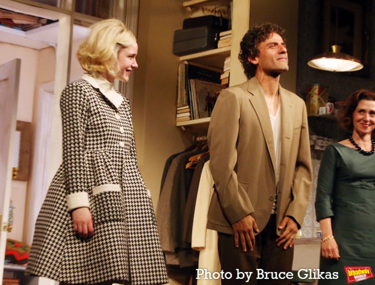 Rachel Brosnahan, Oscar Isaac and Miriam Silverman at 