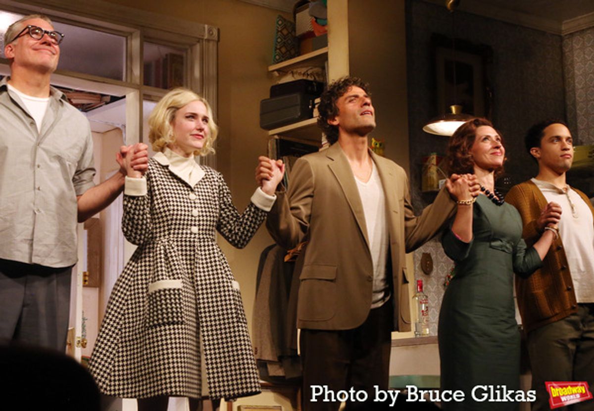 Glenn Fitzgerald, Rachel Brosnahan, Oscar Isaac, Miriam Silverman and Julian De Niro  at 