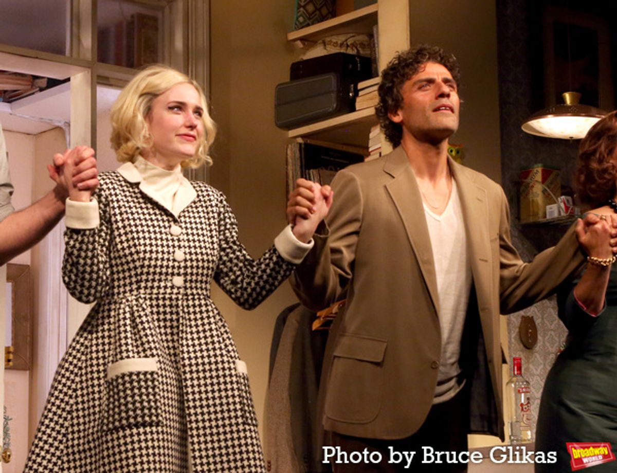 Rachel Brosnahan and Oscar Isaac at 