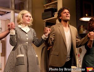 Rachel Brosnahan and Oscar Isaac Photo