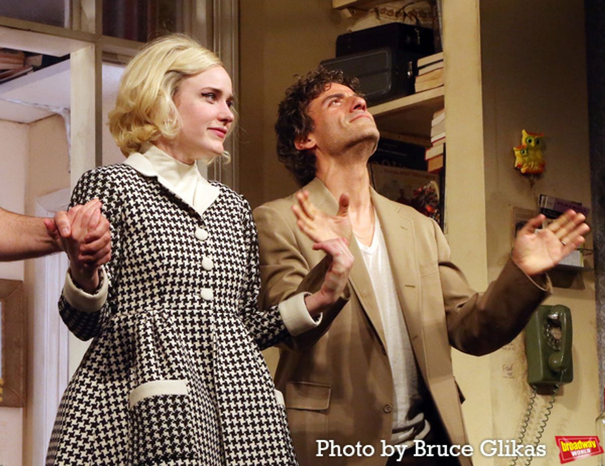 Rachel Brosnahan and Oscar Isaac at 