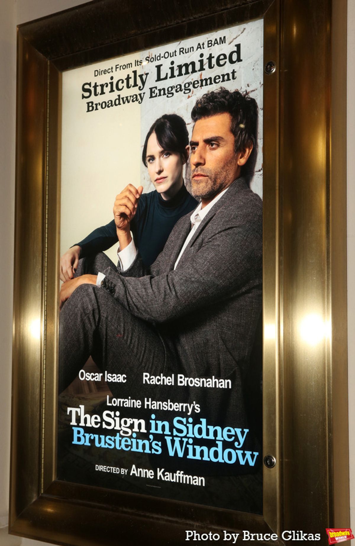 Signage at The James Earl Jones Theater at 