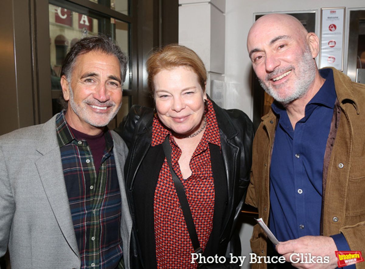 Guest, Catherine Curtain and Adam Bernstein at 