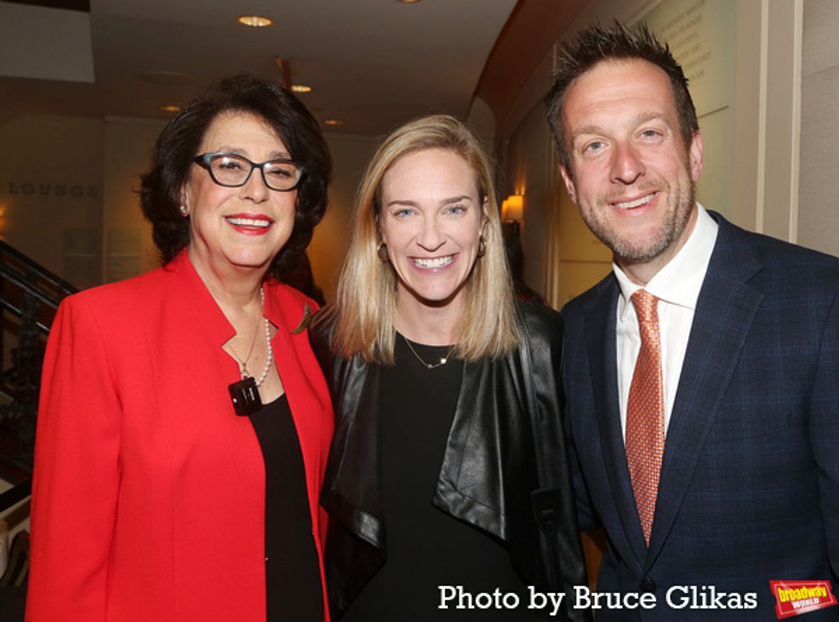 MTC Artistic Director Lynne Meadow, MTC Artistic Producer Nicki Hunter and MTC Director of Artistic Producing Stephen M. Kaus at 