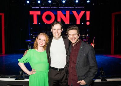 Tori Burgess (Cherie Blair) Jack Whittle (Tony Blair) and Matthew Green Photo