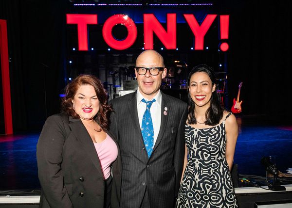 Harry Hill, Rosie Strobel (John Prescott) and Sally Cheng (Robin Cook)  Photo