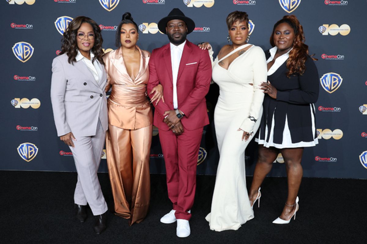 Oprah Winfrey, Taraji P. Henson, Blitz Bazawule, Fantasia Barrino, Danielle Brooks at 