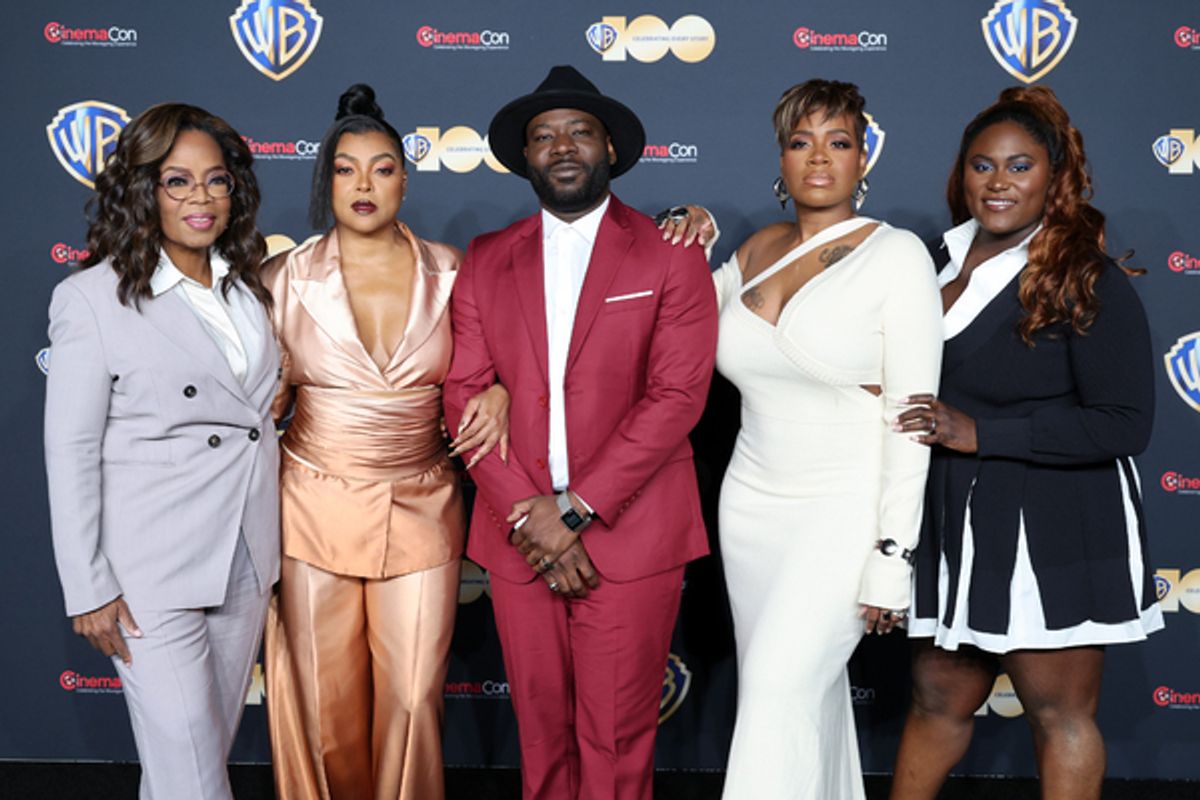 Oprah Winfrey, Taraji P. Henson, Blitz Bazawule, Fantasia Barrino, Danielle Brooks at 